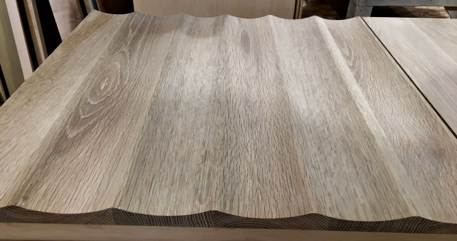 Scalloped Wood Panel