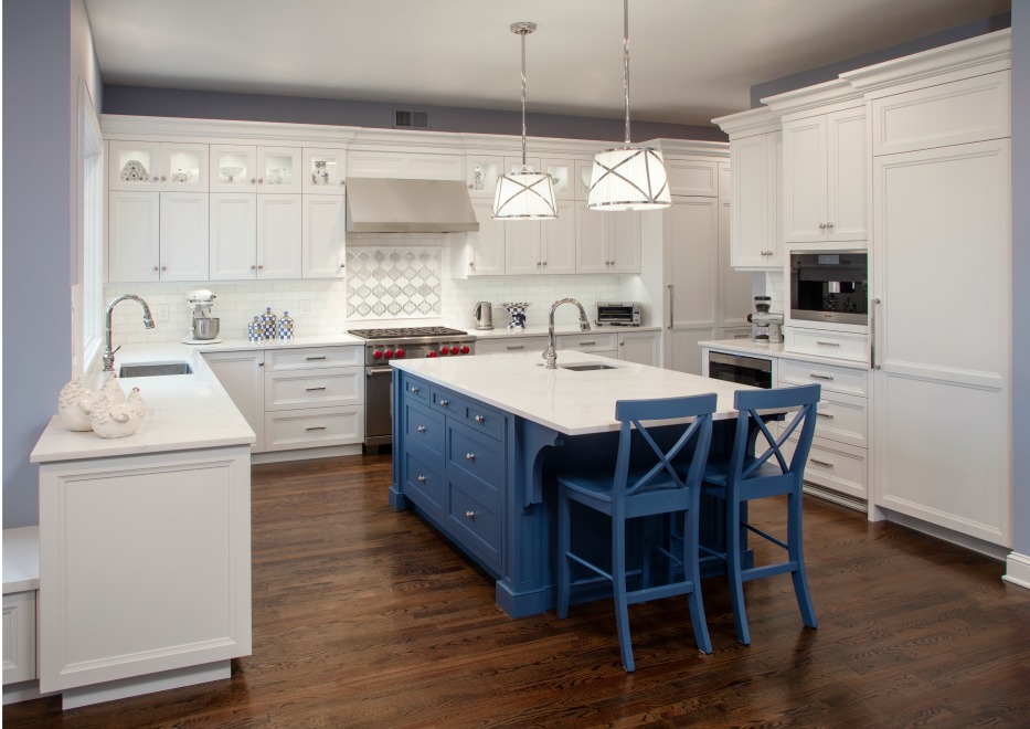 Superior Woodcraft | White Shaker Kitchen - Skillman NJ 08558 ...