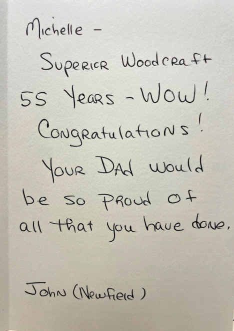 Superior Woodcraft Celebrates 55 Years 