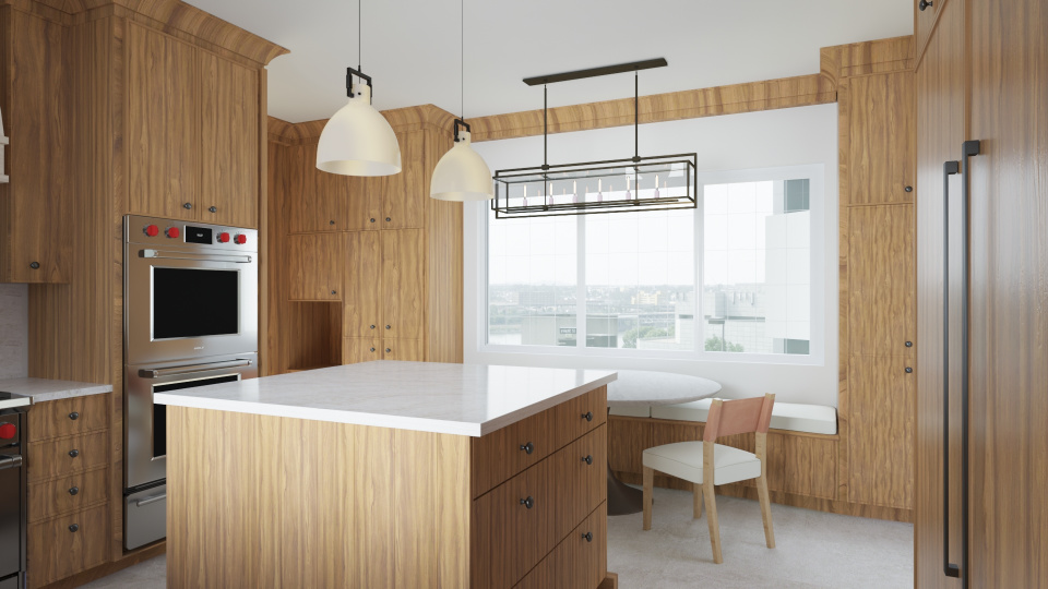 White Oak Custom Kitchen